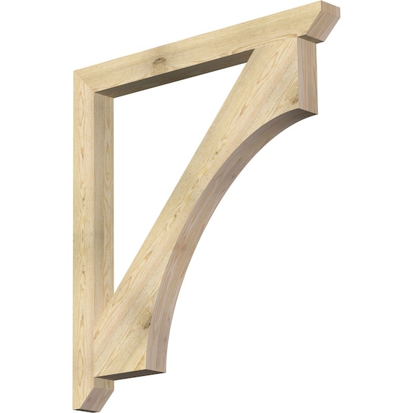 Ekena Millwork Westlake Slat Rough Sawn Bracket, Douglas Fir, 4"W x 44"D x 48"H BKT04X44X48WTL06RDF - main